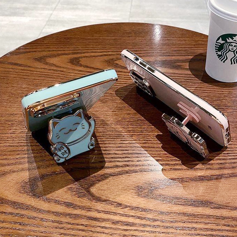 Ốp Điện Thoại Dẻo Kèm Giá Đỡ Hình Chú Mèo Cho xiaomi 12t 12 12s 11t 13 13t mi 8 10 11 9t 10t pro mi 11 lite ultra