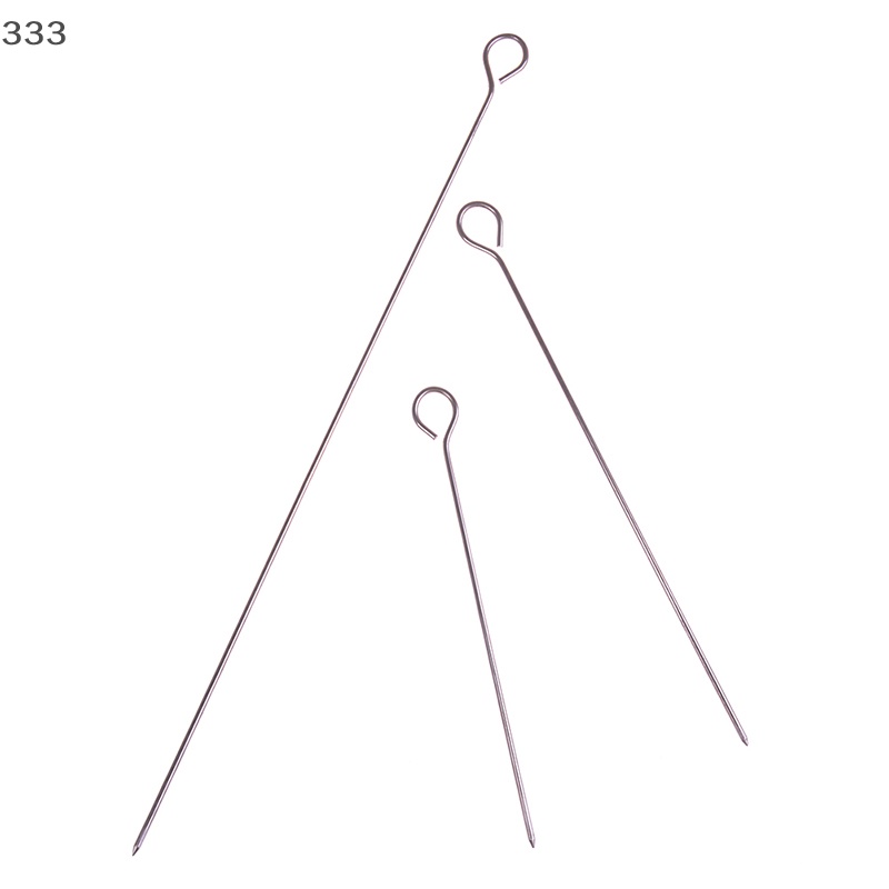 Set 10 Que Xiên Thịt Nướng Hình Tròn Bằng Inox laiqianfa333}