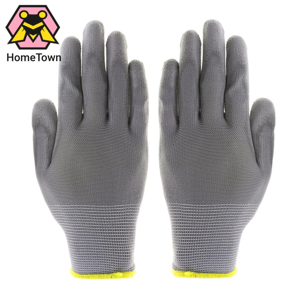 Găng Tay Da pu Bảo Vệ An Toàn Khi Lái Xe / Làm Vườn Màu Xám