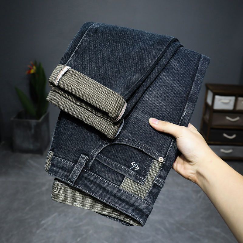 Quần jeans Lưng Vừa Thêu Họa Tiết Thời Trang Cho Nam