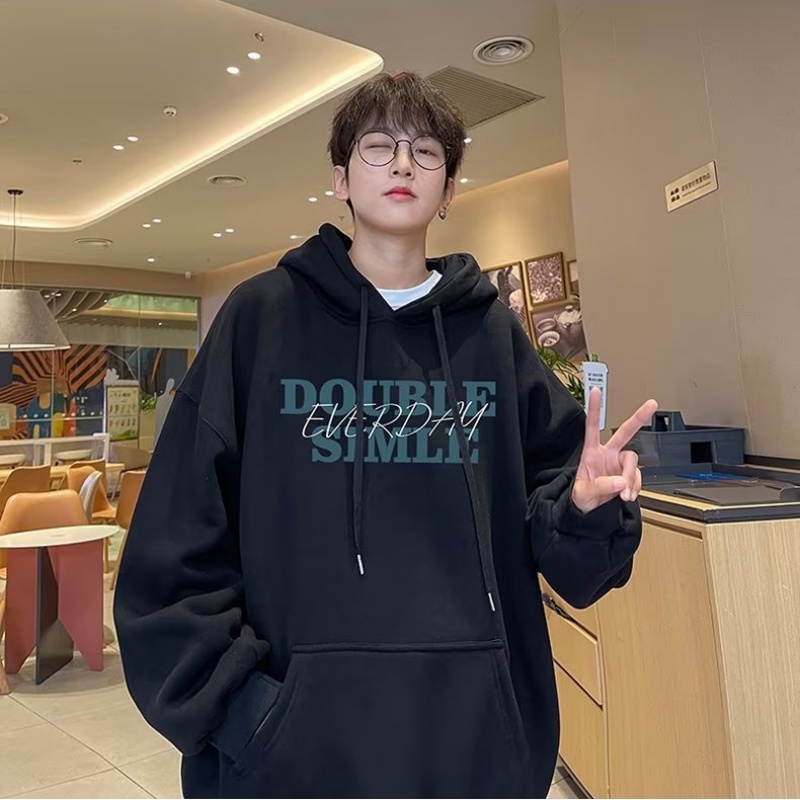 Áo Hoodie In Chữ Phong Cách Hàn Quốc Thời Trang Dành Cho Nam m-5xl