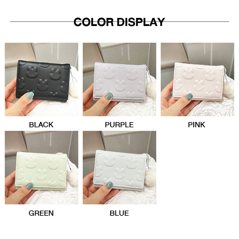 Chelkolrs Ví Ngắn Thời Trang Xinh Xắn Dành Cho Nữ