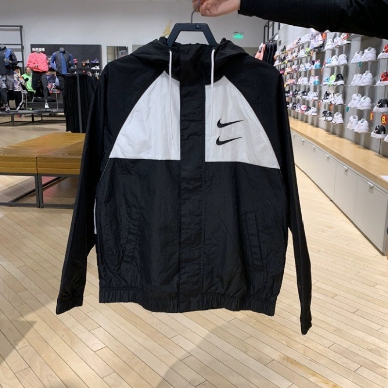 Nike Áo Khoác Thể Thao Có Mũ Trùm Siêu Nhẹ Thời Trang Đường Phố unisex cj4889 100%