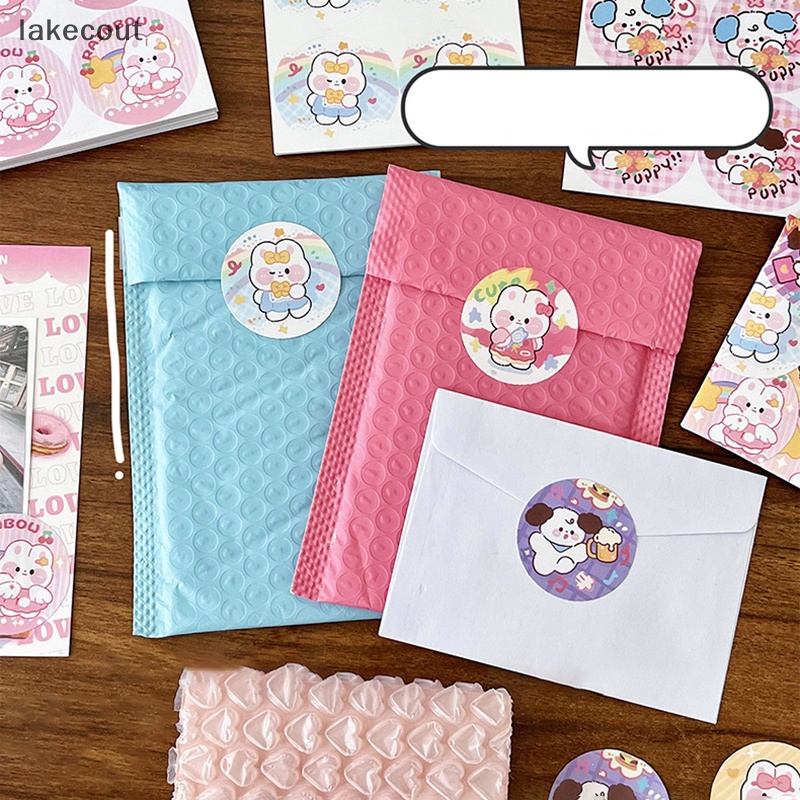 Cuộn 1 Cuộn Nhãn Dán Niêm Phong Bao Thư Hình Chú Voi Hoạt Hình Dễ Thương