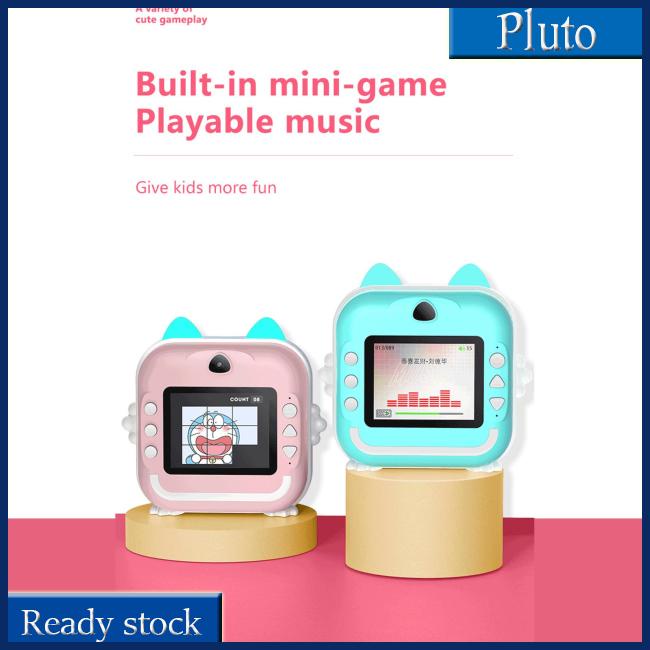 Mới Máy Ảnh Kích Thước q5 Màn Hình 2 inch Có Dây Buộc Bằng Giấy In Hình Đồ Chơi Làm Quà Tặng Cho Bé 3-12 Tuổi