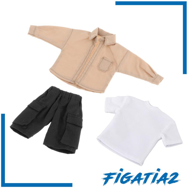 Bộ Áo Thun + Quần Dài mini Siêu Bền Cho Búp Bê 6 "Tỷ Lệ 1: 12