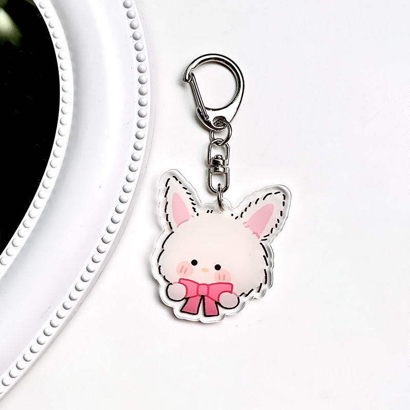 Hoạt Hình Móc Khóa Nhựa acrylic Trong Suốt Hình sanrio kuromi pochacco mymelody hello kitty