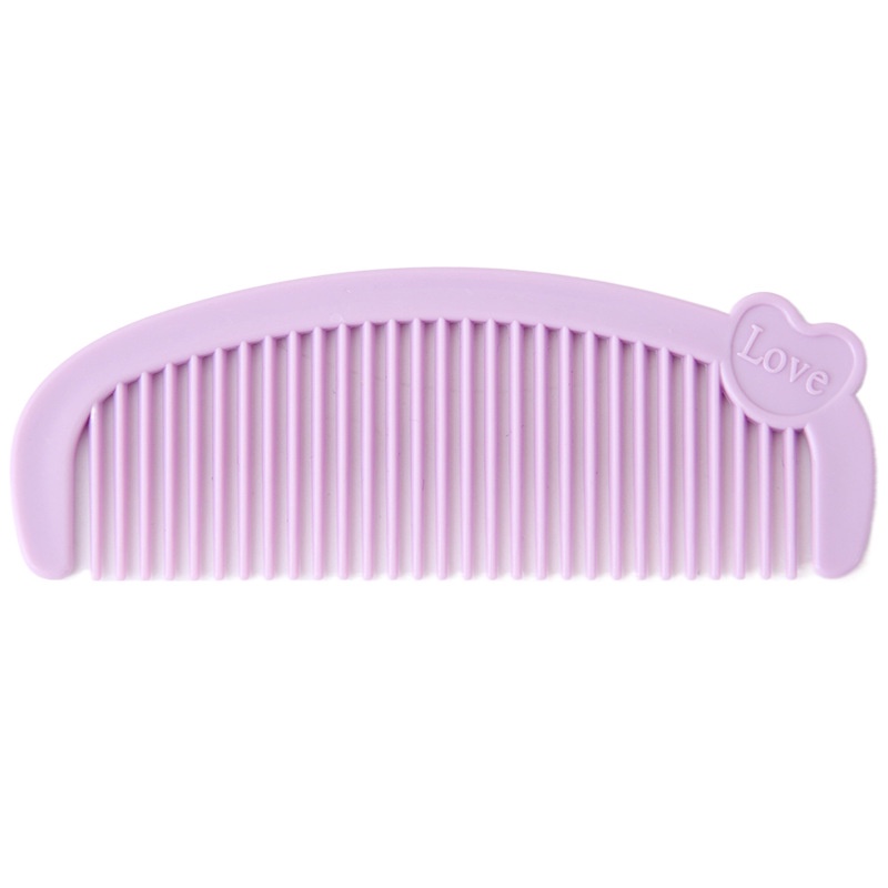 Hoạt Hình Lược Chải Tóc mini Cầm Tay Hình Trái Tim Dễ Thương Cho Học Sinh