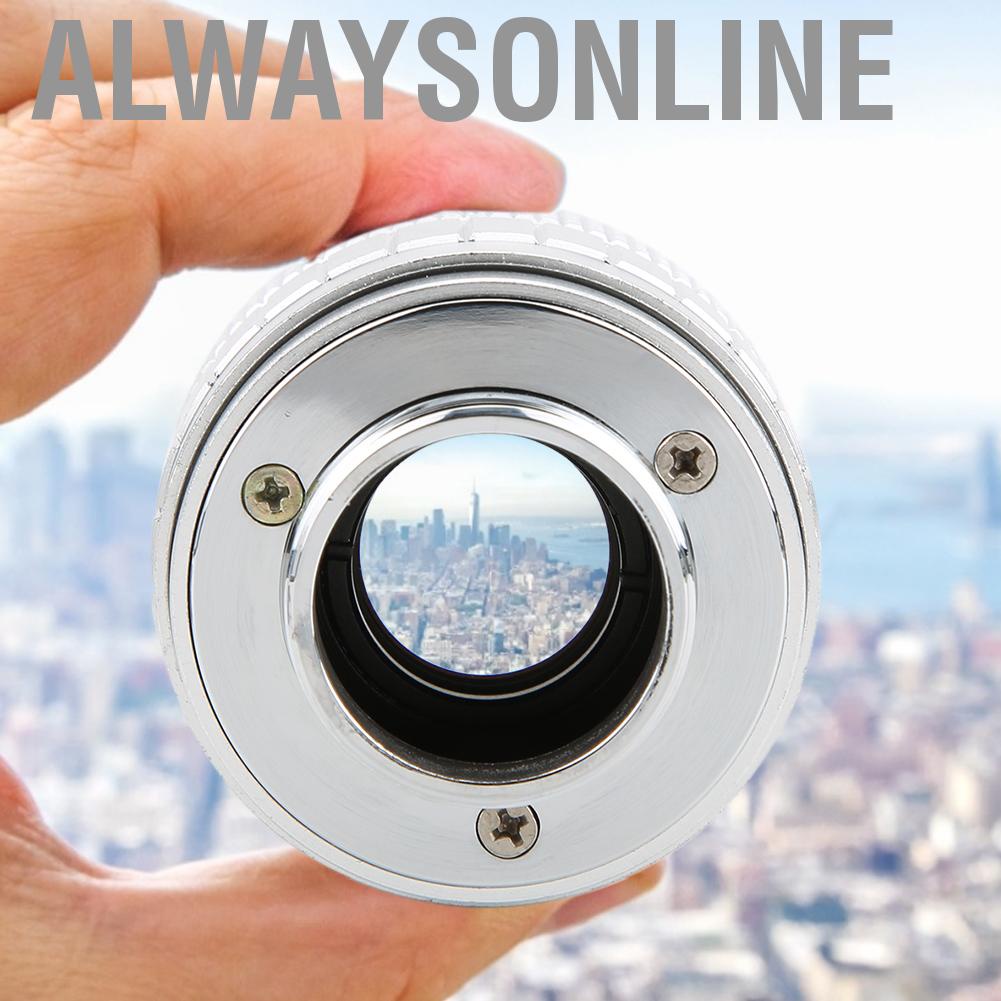 Alwaysonline lentes 50mm F1.4 C Mount Lens Used with Adapter for Mirrorless   lens accessories