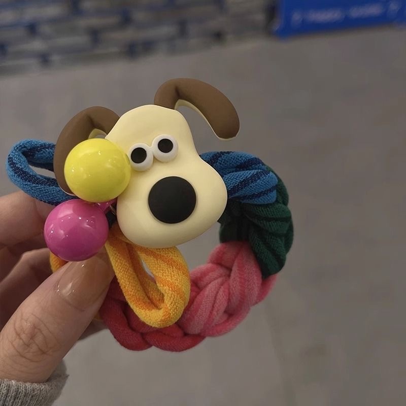 Băng Đô Cài Tóc Cao Su Dày Co Giãn Màu Cầu Vồng Phong Cách Mới 2023 Cho Nữ