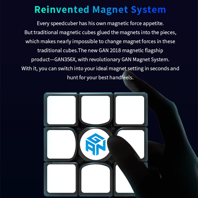 Khối Rubik gan 356 x v2 gans 3x3 3x3x3 gan 356x Đồ Chơi Rèn Luyện Trí Não