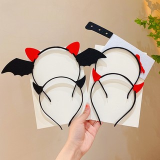 Cài tóc hình sừng quỷ đen đáng yêu cho bé