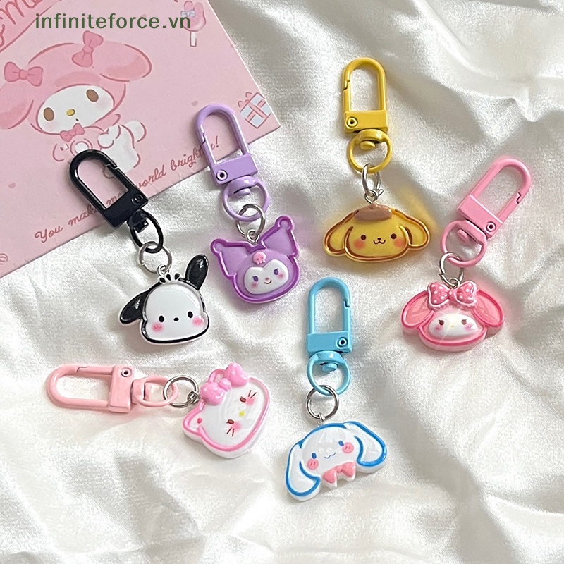 Móc Khóa Hình sanrio hello kitty melody Ngọt Ngào Dễ Thương