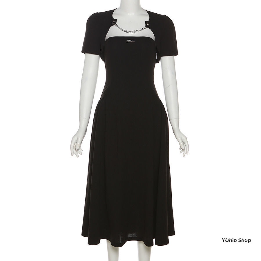 Plus Bộ Áo cardigan Ngắn Tay + Đầm Xinh Xắn Theo Phong Cách Mùa Hè Dành Cho Nữ