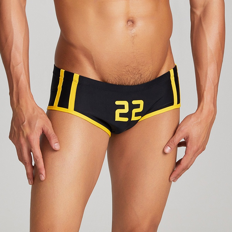 Mới Quần Bơi Lưng Thấp Thoáng Khí Phong Cách Thể Thao Cho Nam