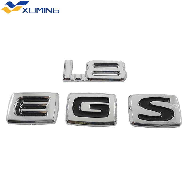 1 Miếng Dán logo abs 1.8 e g s Trang Trí Phía Sau Xe Hơi toyota innova e g s