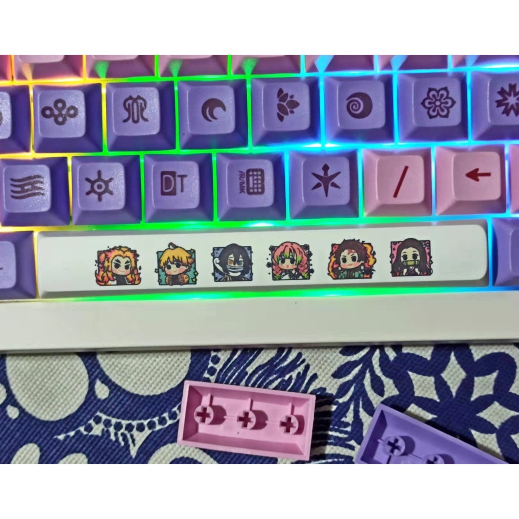 Bàn Phím Cơ xda keycap demon slayer demon slayer Cho Bàn Phím Cơ