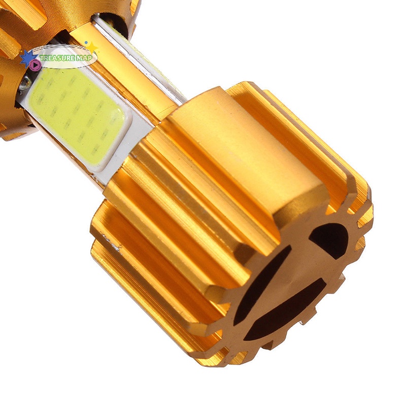 Bóng Đèn Pha led 3 cob h4 10w 500lm heyuanlong333 Cho Xe Mô Tô