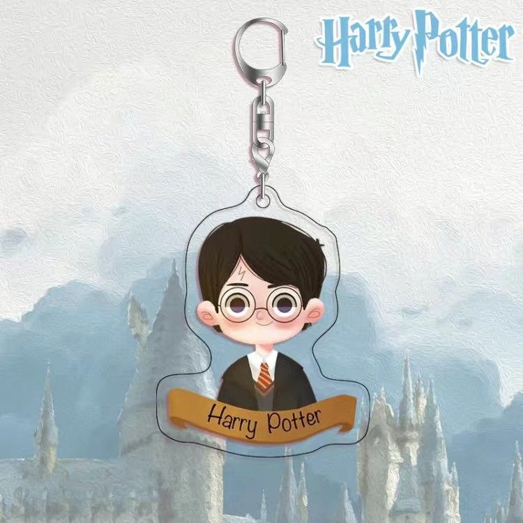 Harry potter Móc Khóa Hai Mặt Bằng acrylic Hình Nhân Vật Hoạt Hình Trong harry potter