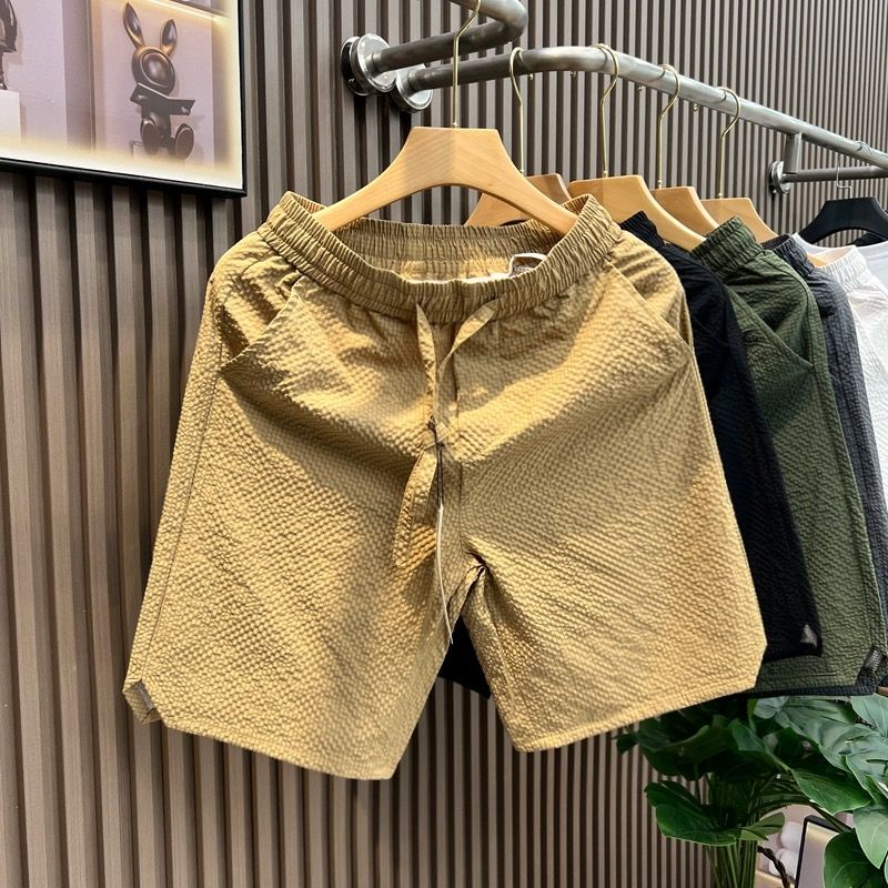 Quần Short Màu Trơn Dáng Rộng Thời Trang Mùa Hè Cho Nam