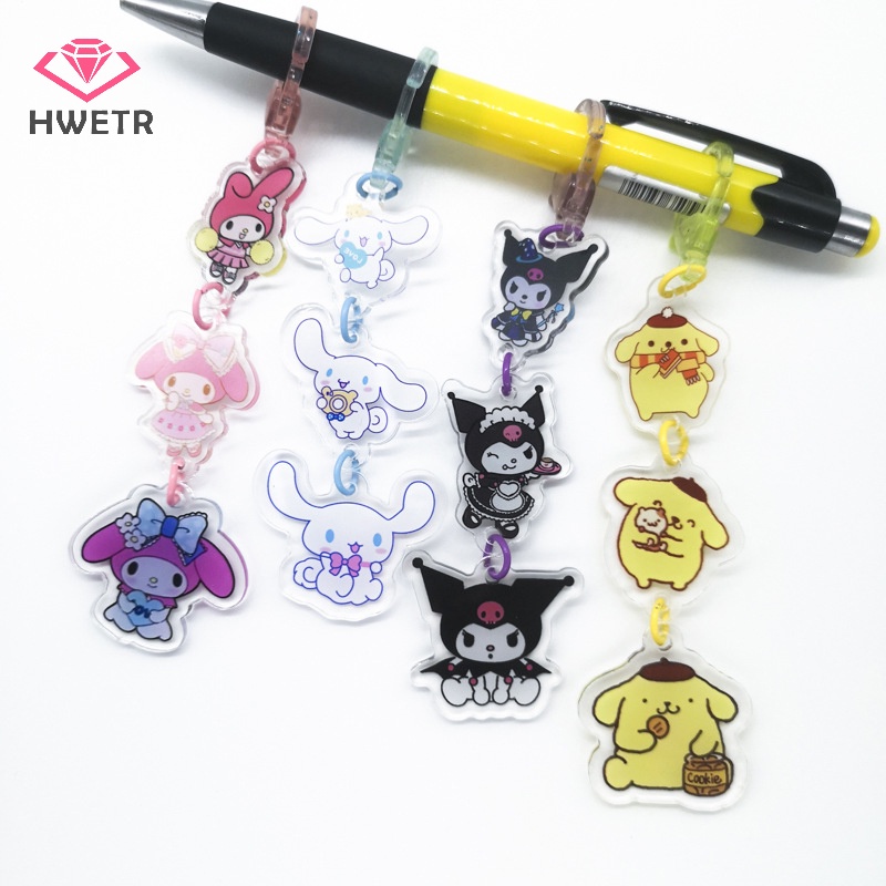 Hwetr Dây Móc Khóa Hình shin-chan Bằng acrylic Dễ Thương Trang Trí Túi Xách Mới