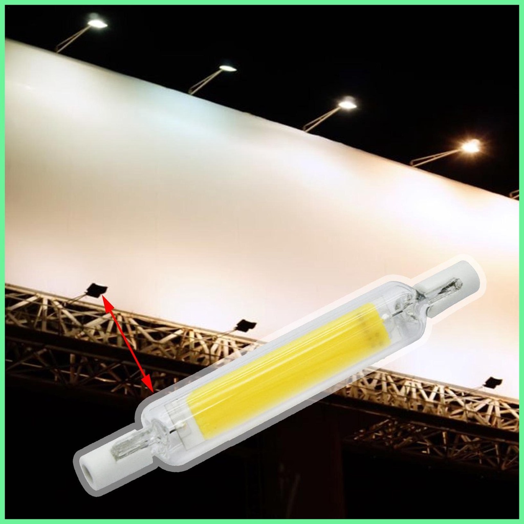 R7S Bóng Đèn LED R7S Hai Đầu LED Tuyến Tính Ống LED Độ Sáng Cao Hai Đầu R7s Bóng Đèn COB Kính lofuph