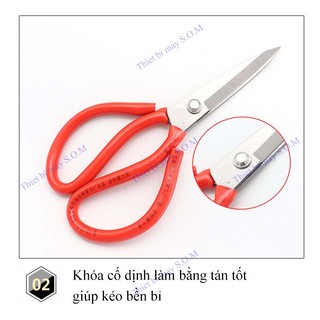 Kéo cắt cao cấp làm bếp > kéo đa năng siêu sắc > cắt thực phẩm cắt thịt gà