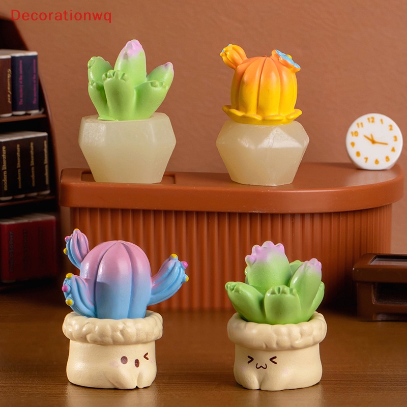 Mô Hình Cây Xương Rồng mini Trang Trí Tiểu Cảnh Mới