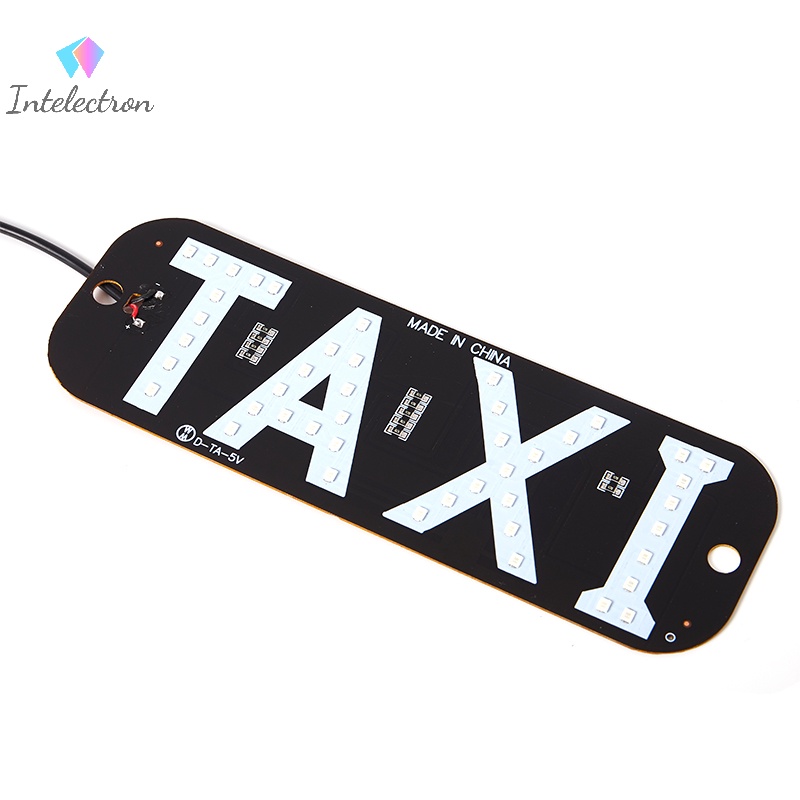 Đèn led Chiếu Biển Báo taxi 12v 444} Có Công Tắc Cho Xe Hơi