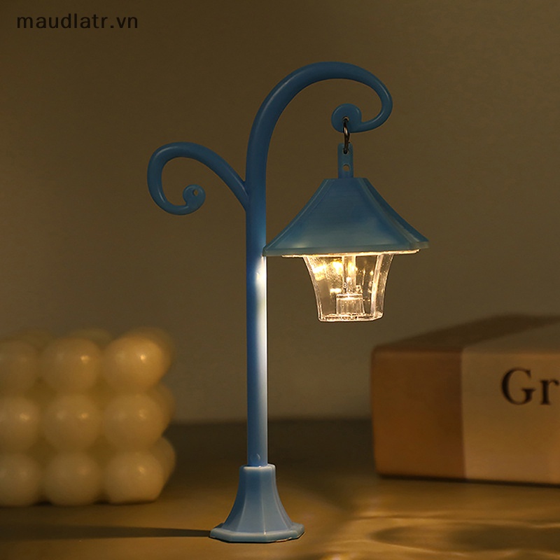 Mm Phụ Kiện Nhà Búp Bê Mô Hình Đèn Đường Mini Đế Nhỏ Trang Trí Tiểu Cảnh Sân Vườn Thần Tiên vn