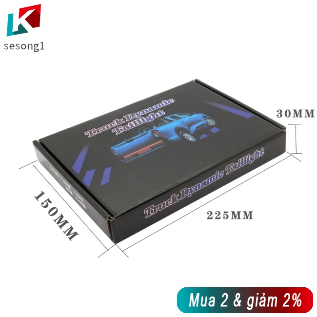 Đèn led Tín Hiệu 1.5m Hình Xương Cá Gắn Đuôi Xe Tải