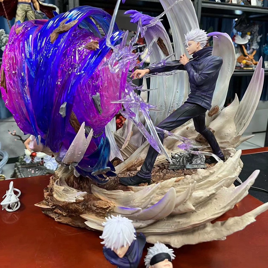 Mô hình jujutsu kaisen gojo nhân vật gojo satoru tung chưởng bản năng vô cực trang trí surprise gift Ani