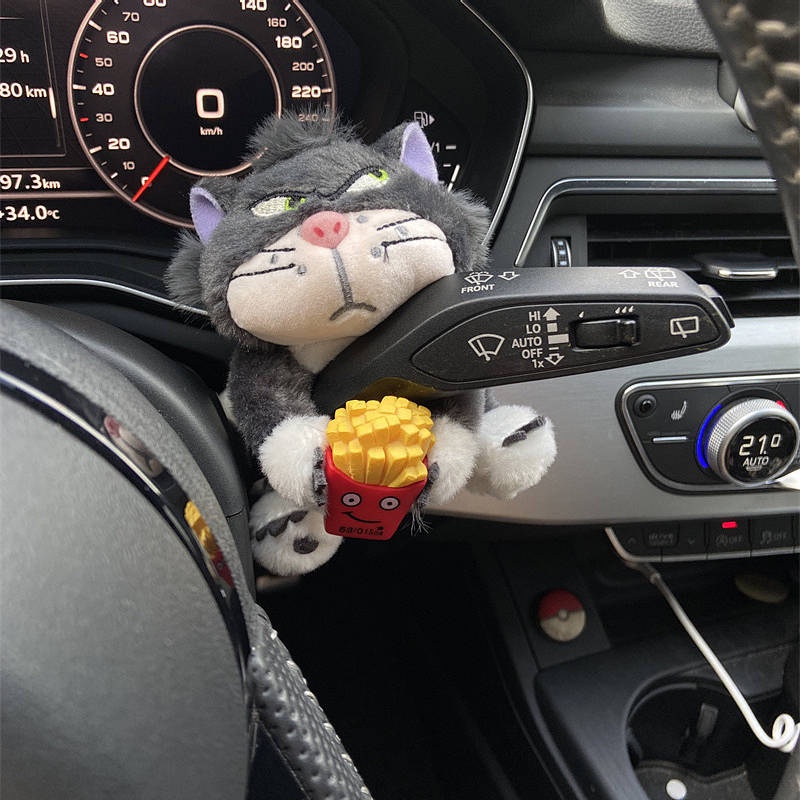 Car Huai Block Cover Decoration Lucifer Cat Car Turn Light Wiper Blade Creative Doll Decoration Car Decorations Female xgSJ