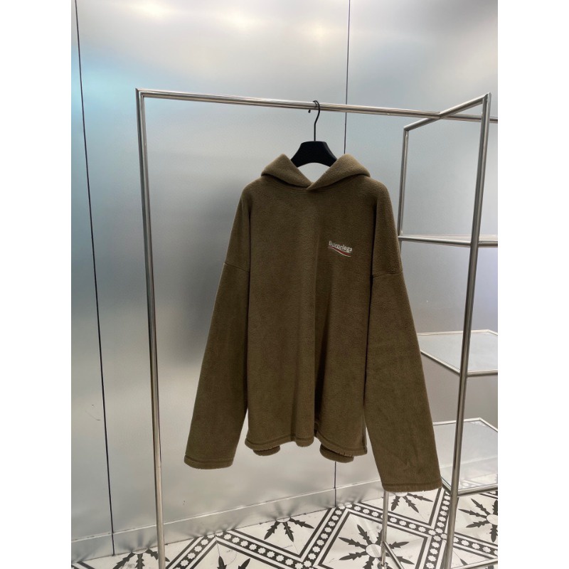❤️❤️Hàng Có Sẵn! ❤️❤️ Balenciaga Bộ Áo Khoác hoodie + Quần Dài Bằng Vải Nhung Thời Trang 2023 Cho Bạn Gái 2 Mảnh