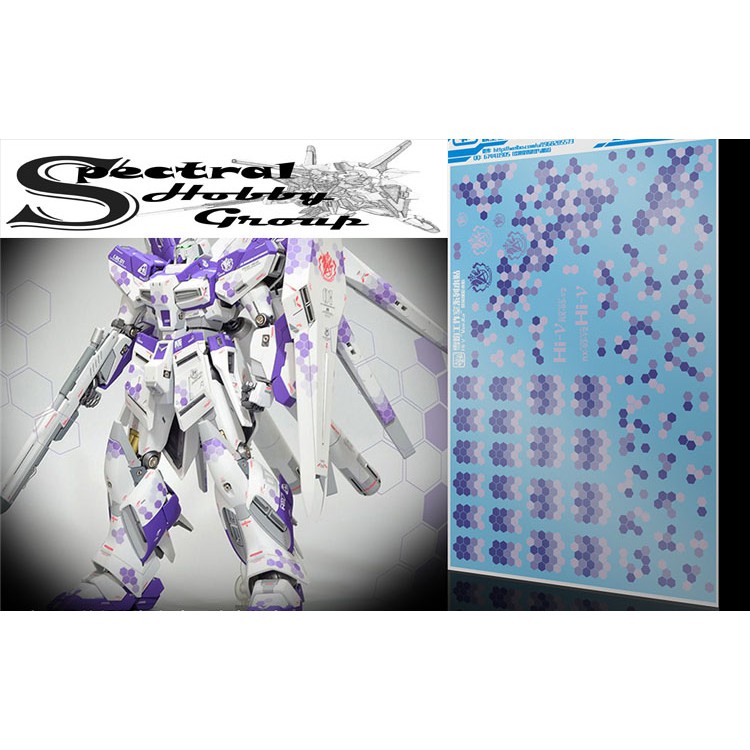 Decal nước dán mô hình RX93 MG Hi Nu Hi-Nu | Nu MB các loại - Water sticker