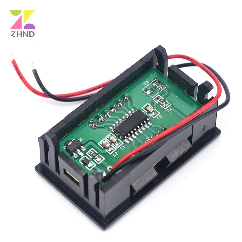 Vôn Kế Điện Tử mini dc 0-30v Chuyên Dụng Cho Xe Hơi