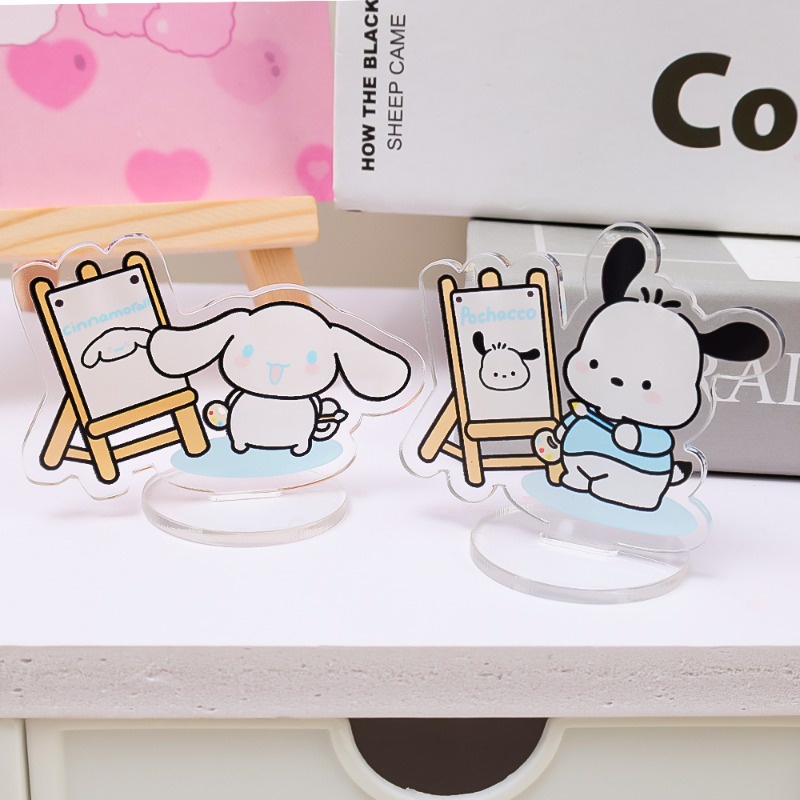 Kẹp Giấy Ghi Chú Hình sanrio kuromi mymelody cinnamoroll Sáng Tạo Vui Nhộn Bằng acrylic