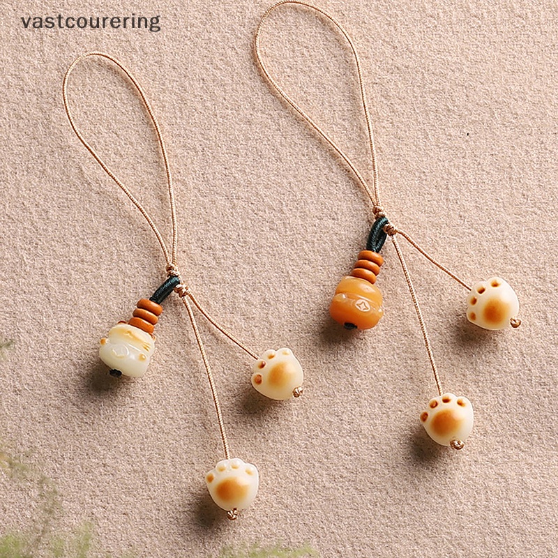 Vast Dây Đeo Điện Thoại Chống Thất Lạc Hình Chân Mèo Dễ Thương