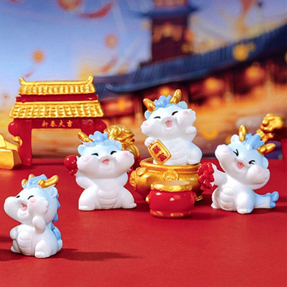 Tượng Rồng mini Trang Trí Năm Mới May Mắn