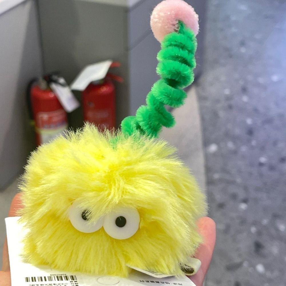 Kẹp Tóc Hình Búp Bê Hoạt Hình Mắt To Đính Banh Lông Dễ Thương Vui Nhộn Phong Cách Hàn Quốc martin1