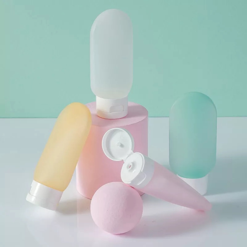 PVN59552 Set 3 Chai Chiết Sữa Tắm Du Lịch Màu Pastel