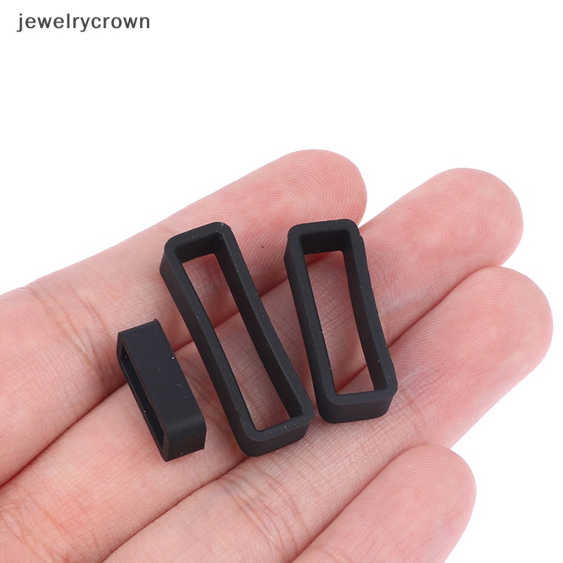 Vòng Cao Su Silicon Màu Đen 7 Kích Cỡ 14-26mm Chuyên Dụng Cho Đồng Hồ Đeo Tay