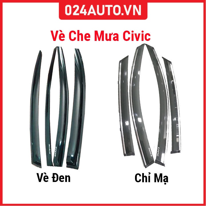 Vè che mưa cho xe Honda Civic 2006-2024