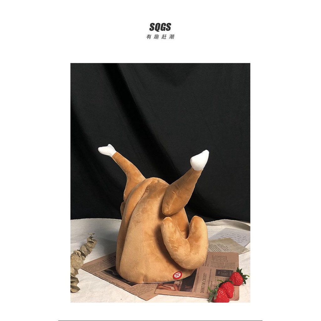 Mũ Chân Gà Di Chuyển Dễ Thương Vui Nhộn Làm Quà Sinh Nhật tik tok Cùng Phong Cách Tùy Chọn