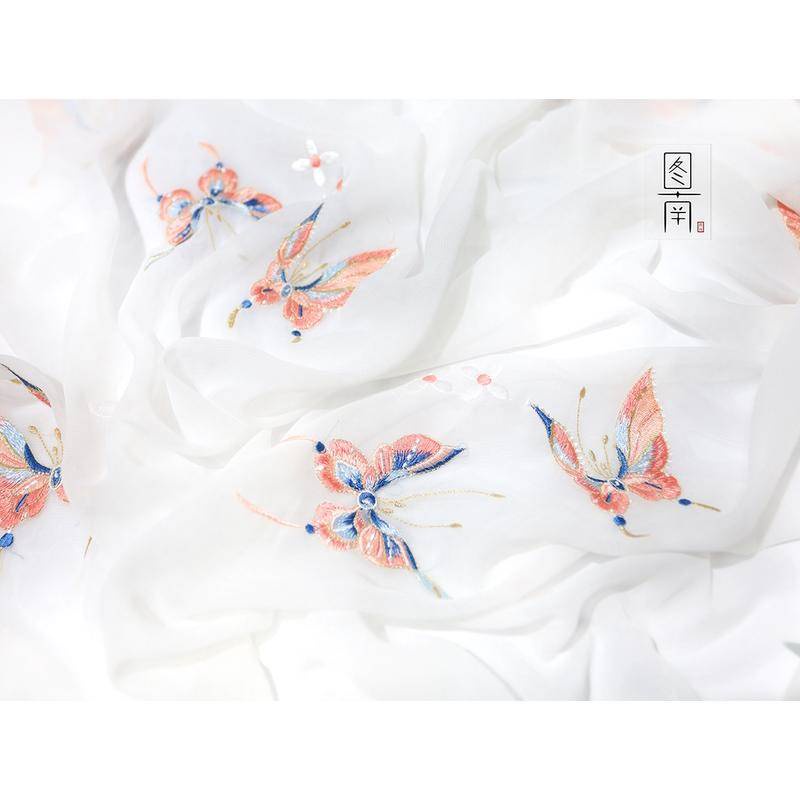 1 Chiếc Váy Thêu Hình Bướm Mùa Hè Cho Bé Kích Thước 150 * 50cm