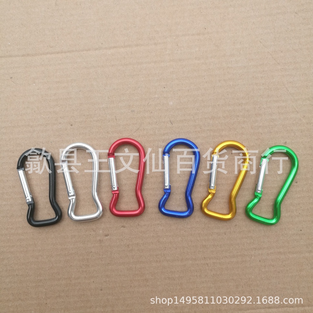 Khóa Leo Núi Hợp Kim Nhôm Hình Cá Siêu Cứng - Hình Đuôi Cá -Leo Núi Khóa Leo Núi Đa Chức Năng