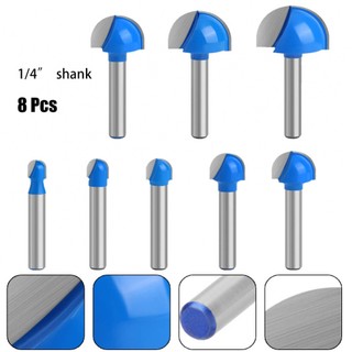 【new product】Router Bit Solid Hardened Steel Woodworking Tools 6.25MM Shank Cutters