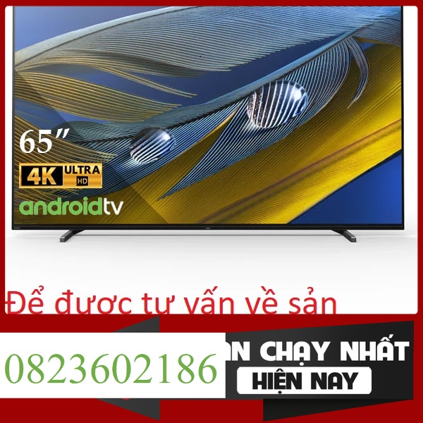 Smart Tivi OLED Sony 65 Inch 4K XR-65A80J &lt; Chính hãng BH:24 tháng tại nhà toàn quốc &gt; &gt;