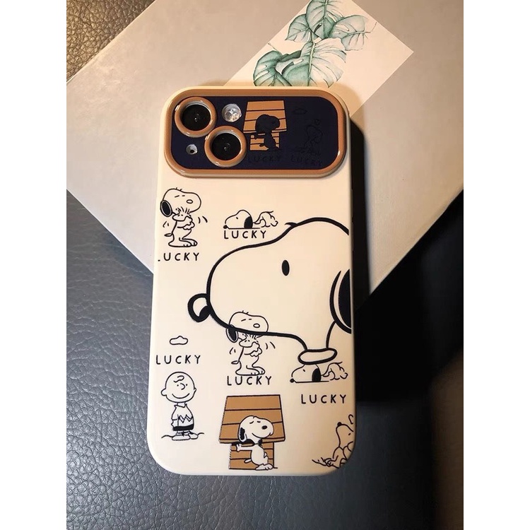 Ốp lưng iphone Ốp Viền Camera in Hình Chú Chó Lucky siêu dễ thương 6/7/8/7plus/8plus/x/xr/xsmax/11/12/13/14/pro/promax