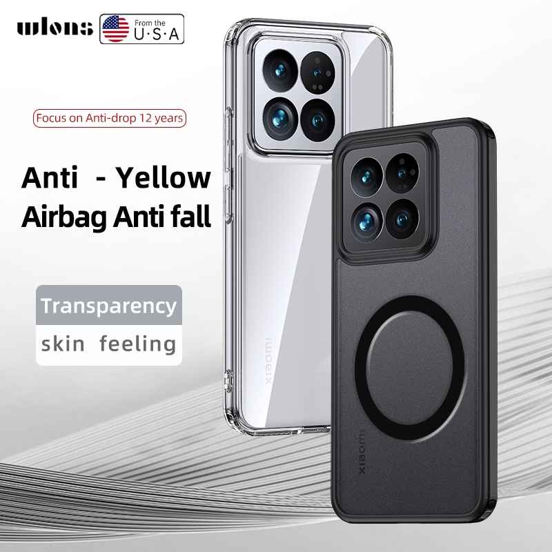 Bao Da Điện Thoại Trong Suốt Chống Sốc Cho xiaomi 14, mi 14 pro Ốp